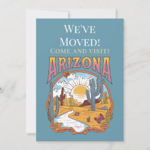 Vi har flyttat till Arizona Ny adress Meddelande