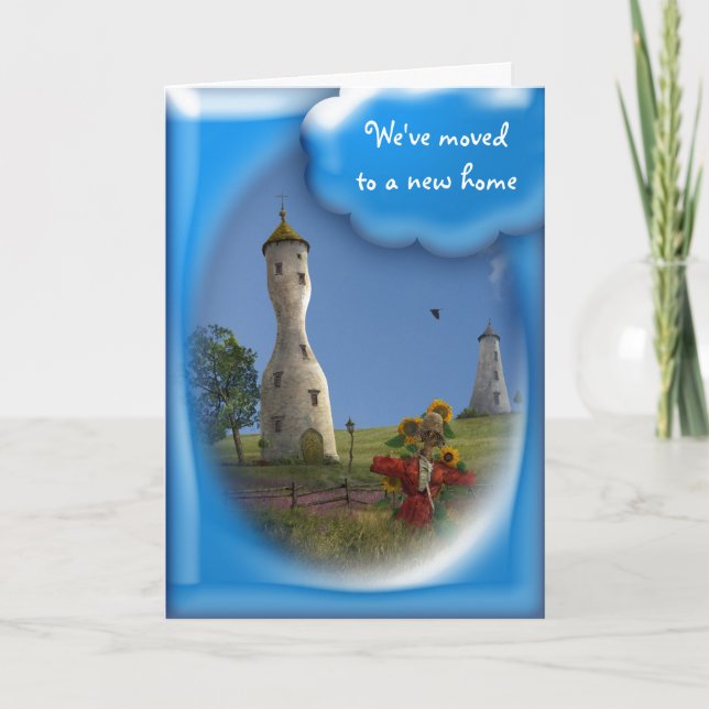Vi har flyttat till ett nytt hem - kort (Framsida)