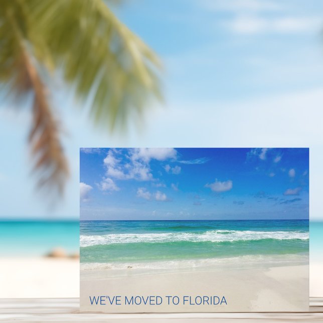 Vi har flyttat till Florida Destin Beach Photo Fly Meddelande (Skapare uppladdad)