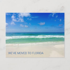Vi har flyttat till Florida Destin Beach Photo Fly Vykort