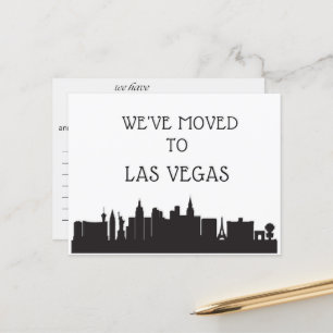 Vi har Flyttat till Las Vegas Vykort