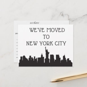 Vi har flyttat till New York City Vykort