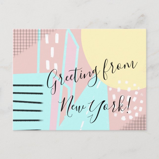 Vi har flyttat till New York Vykort (Framsida)