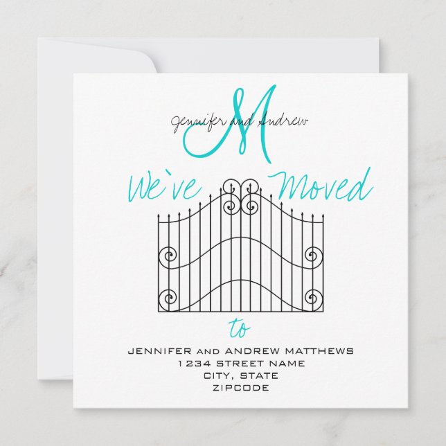 Vi har flyttat till Nytt adress meddelande (Framsida)