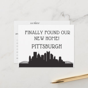 Vi har flyttat till Pittsburgh Vykort