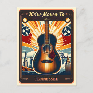 Vi har flyttat till Tennessee Postkort för Vinta Vykort