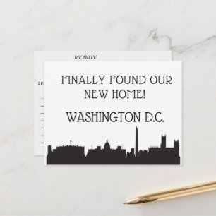 Vi har flyttat till Washington, D.C. Vykort