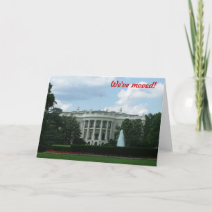 Vi har flyttat till Washington DC Meddelande
