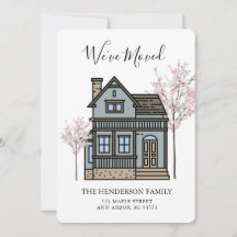 Vi har flyttat Victorian House Flytta Announcement