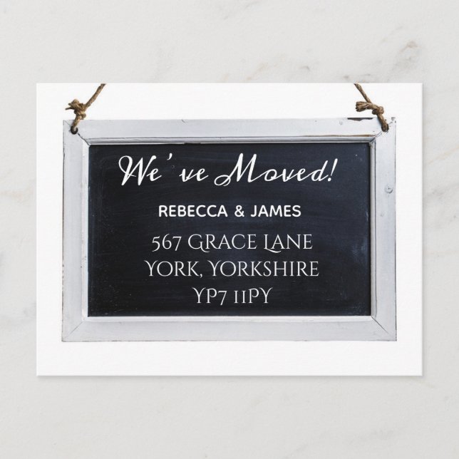 Vi har Flyttat vykort för meddelanden (Framsida)