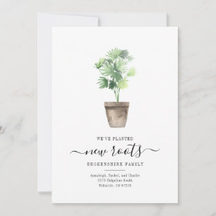 Vi har flyttat Watercolor Plant Flytta Ny adress