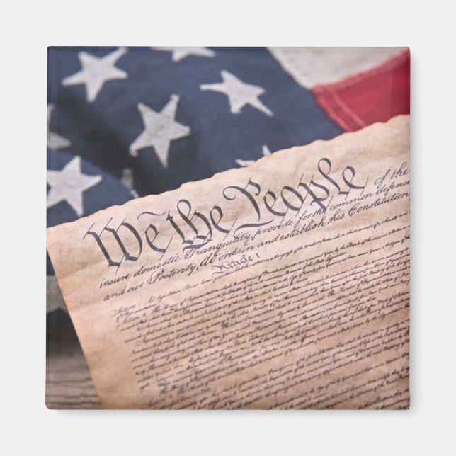 Vi har folkkonstitutionen magnet (Framsidan)