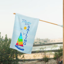 Vi har förmodligen Borta segelbåt i Bright Färg