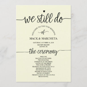 Vi har fortfarande programkort inbjudningar