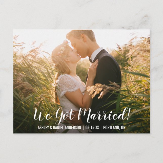 Vi har, giftermål, vykort WB (Framsida)