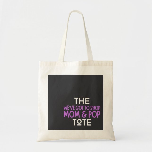 Vi har Har att köpa Mamma & Pop Tote Bag Tygkasse (Framsidan)