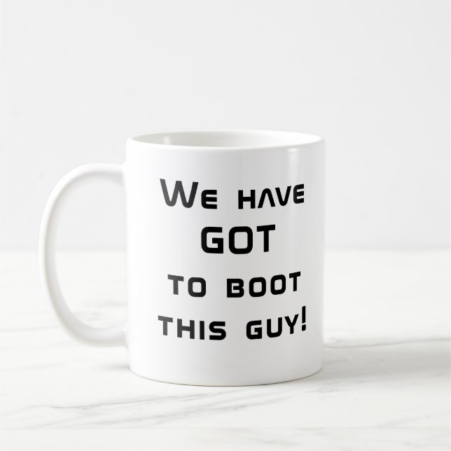 Vi har HAR att starta den här killen! Kaffemugg (Vänster)