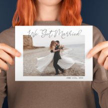 Vi Har har gift med minimalistisk foto Elopement B