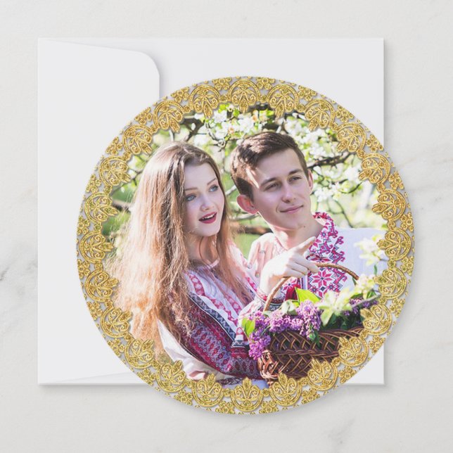 Vi Har Hitched Elopement-meddelandekort Meddelande (Framsida)