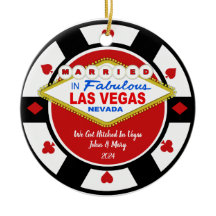 Vi Har Hitched in Vegas Ornament