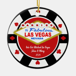 Vi Har Hitched in Vegas Ornament