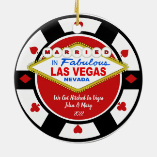 Vi Har Hitched in Vegas Ornament