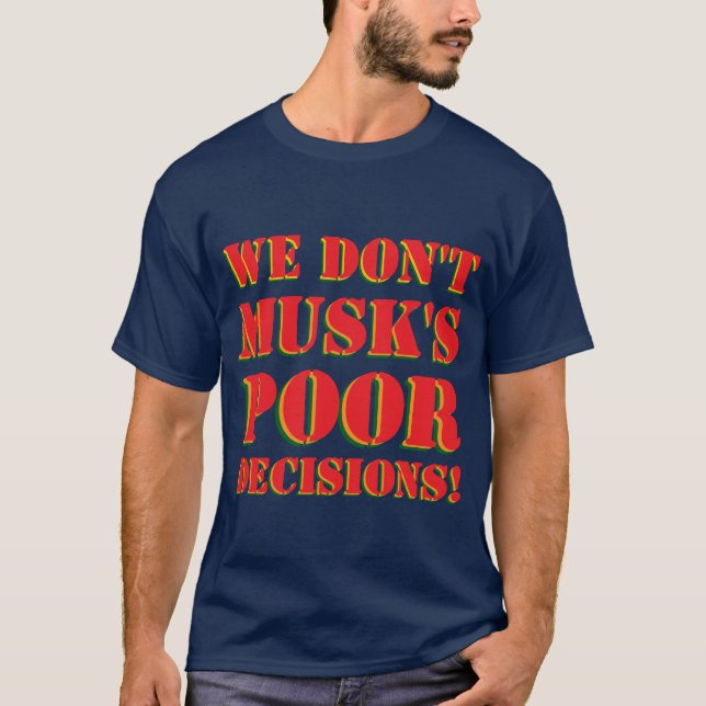 VI HAR INTE MUSK. T SHIRT (Framsida)