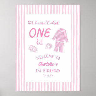 Vi har inte sovit en blund Pyjamas 1-årsdag Poster