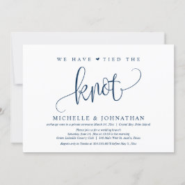 Vi Har Knutit Knuten, Bröllopsfirande Inbjudan