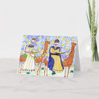 Vi har komen som tillber honom julkortet helgkort