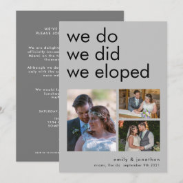 Vi har lanserat 3 grått för fotoannonsering meddelande