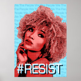 Vi har människor som RESIST Art Poster