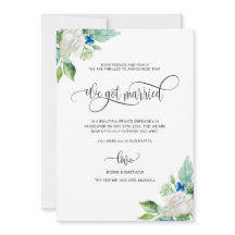 Vi har Married, Vita Blommigten Married Bröllop