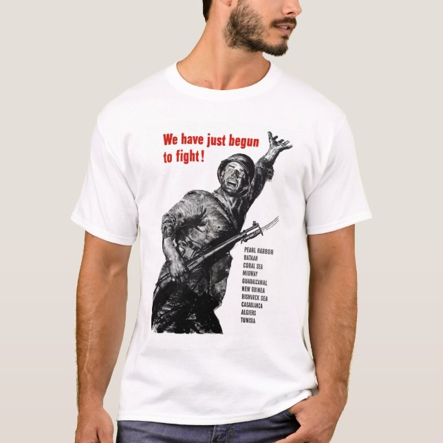Vi har precis börjat att slåss! tee (Framsida)