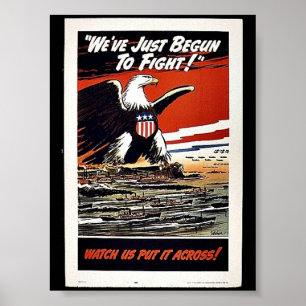 Vi har precis börjat kämpa! poster