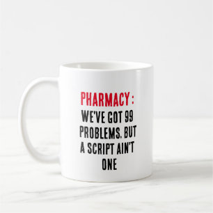 Vi har problem med har 99, men ett skript är. kaffemugg
