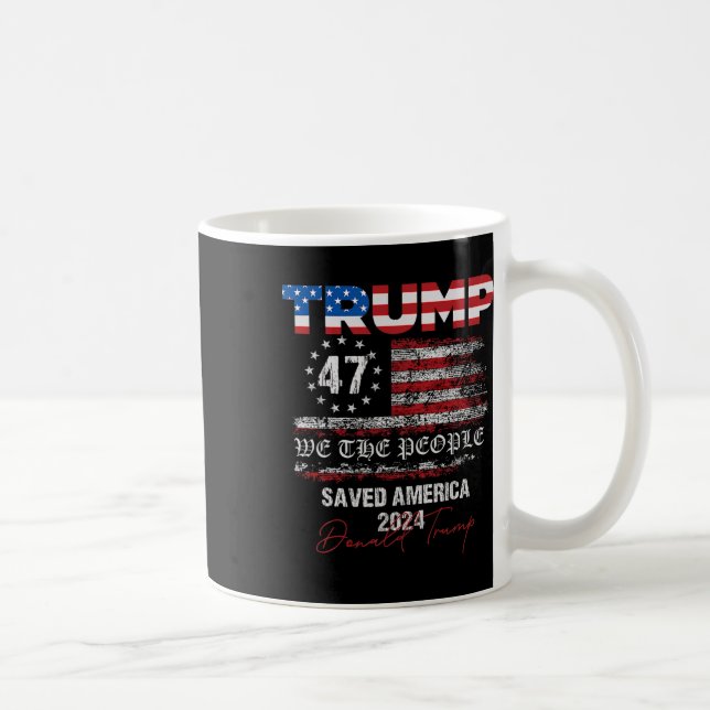 Vi har räddat Amerika 47 president Ina Kaffemugg (Höger)