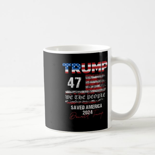Vi har räddat Amerika 47 president Ina Kaffemugg (Höger)