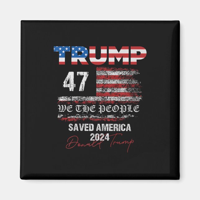 Vi har räddat Amerika 47 president Ina Magnet (Framsidan)