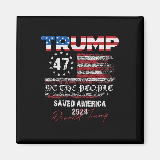 Vi har räddat Amerika 47 president Ina Magnet (Framsidan)