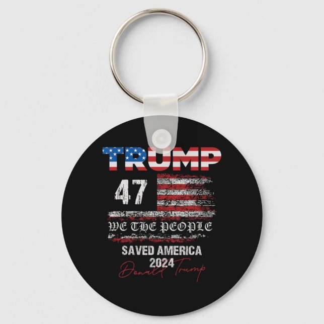 Vi har räddat Amerika 47 president Ina Nyckelring (Framsida)