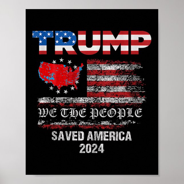 Vi har räddat Amerika 47 president Ina Poster (Framsidan)