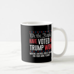 Vi har röstat och trumpat på Won Mega för 4 Kaffemugg