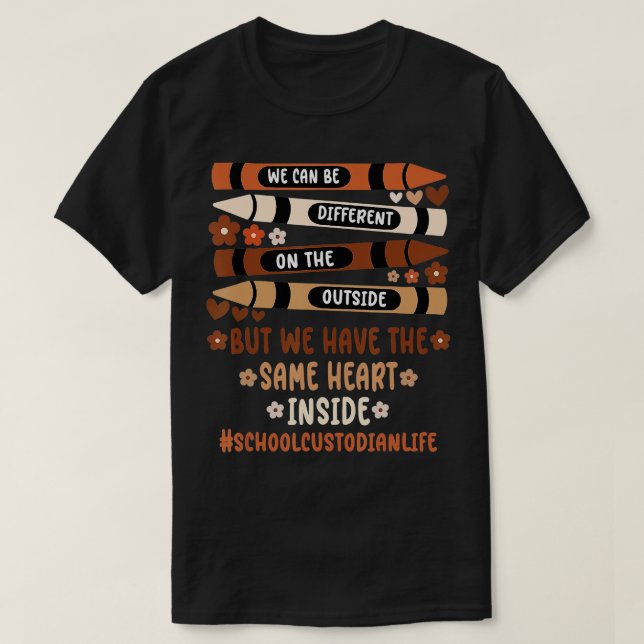Vi har samma hjärta inom vårdboenden i skolan. t shirt (Design framsida)