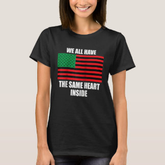 Vi Har Samma Hjärta Inuti Historia Barn Svart G T Shirt