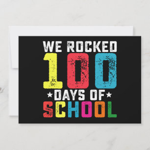 Vi har satt 100 dagar av skollärare Student Inbjudningar