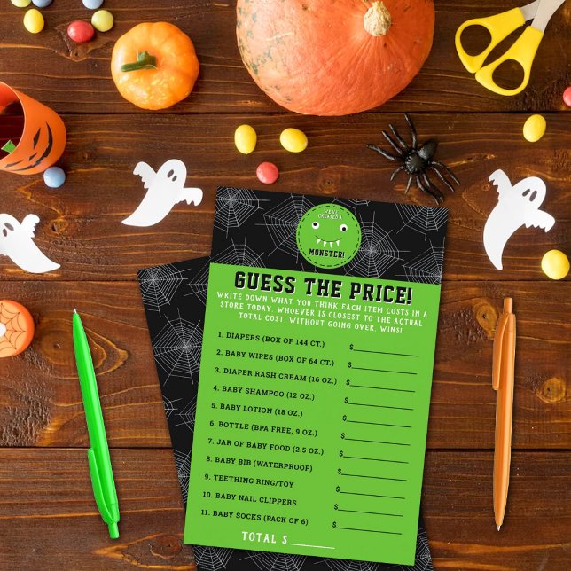 "Vi har Skapat en Monster" Halloween Baby Shower (Skapare uppladdad)