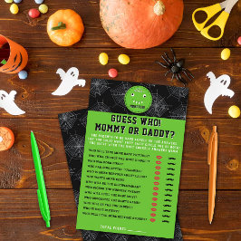 "Vi har Skapat en Monster" Halloween Baby Shower