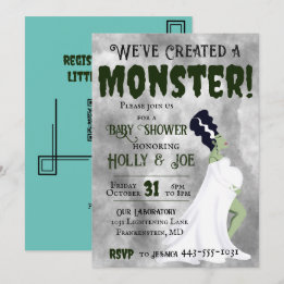 Vi har Skapat en Monster! Inbjudningar