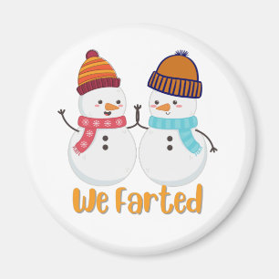 Vi har Snögubbar Magnet